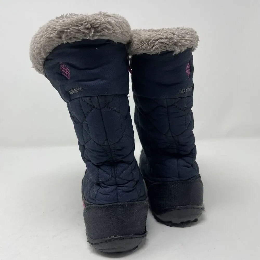Columbia Girls Minx Mid II 200 Gram Waterproof Winter Snow Boots Girl's Size 1